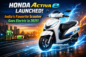 Honda Activa e Launched: India’s Favorite Scooter Goes Electric in 2025!