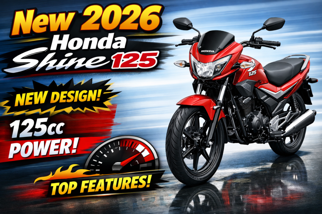 New 2026 Honda Shine 125: Price, Mileage, and Key Features You Need to Know