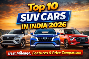 Top 10 SUV Cars in India 2026 – Best Mileage, Features & Price Comparison