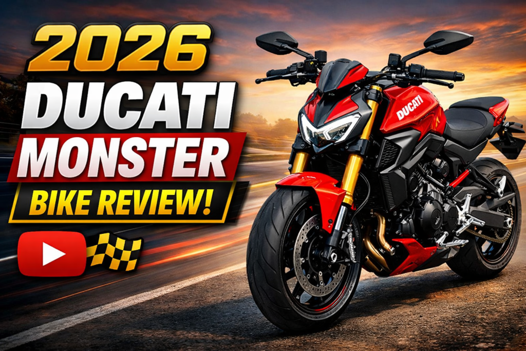 2026 Ducati Monster Review: New 890cc Engine, Features, Price in India & Everything You Need to Know