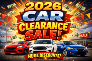 2026 Car Clearance Sale: Why Do Brands Offer Huge Discounts?
