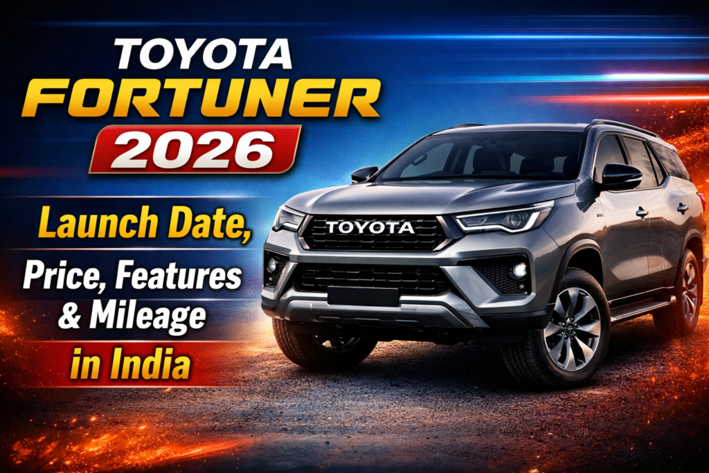 Toyota Fortuner 2026: New Model Launch, Price, Features, Engine & Mileage Details in India