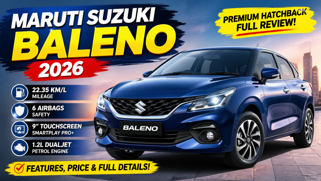 Maruti Suzuki Baleno 2026 Review: Features, Mileage, Price & Full Details