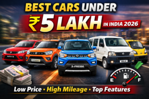 Top Affordable Cars Under ₹5 Lakh in India (2026) – Smart Choices for Budget Buyers