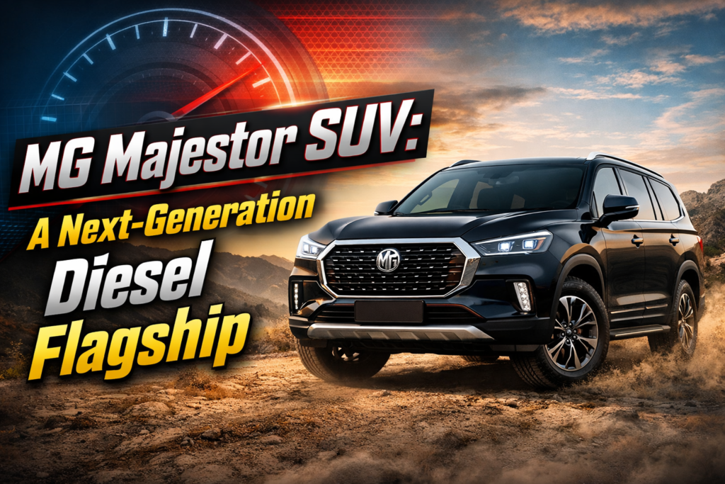 MG Majestor SUV: A Next-Generation Diesel Flagship Ready to Replace the Gloster