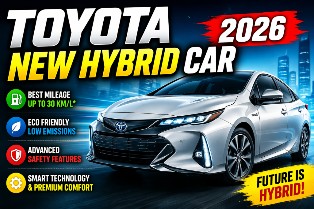 Toyota New Hybrid Car 2026: Latest Features, Mileage, Price & Complete Details