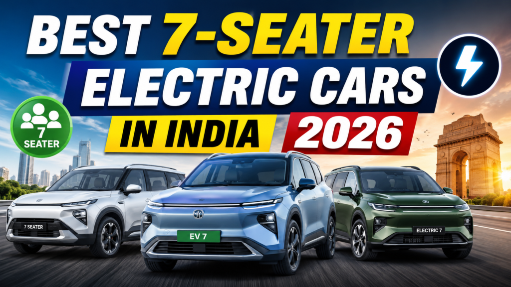 Best 7-Seater Electric Cars in India 2026 – Top Picks for Large Families