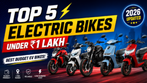 Top 5 Electric Bikes in India Under ₹1 Lakh (2026) – Best Budget EV Bikes Compared