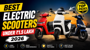 Best Electric Scooters Under ₹1.5 Lakh in 2026 – Top Picks for Indian Buyers