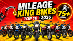 Top 10 Mileage King Bikes in India 2026: Best Fuel-Efficient Motorcycles List