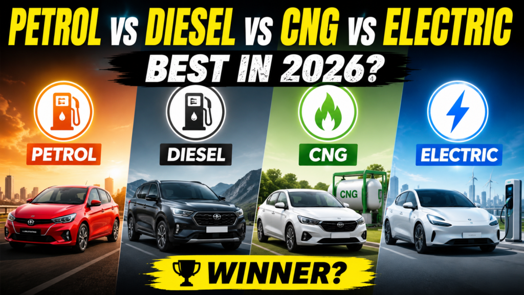 Petrol vs Diesel vs CNG vs Electric: Best Option in 2026